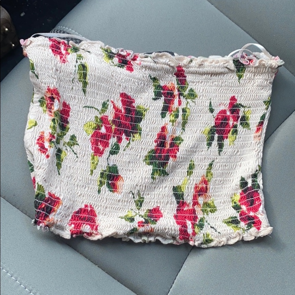 Floral crop top